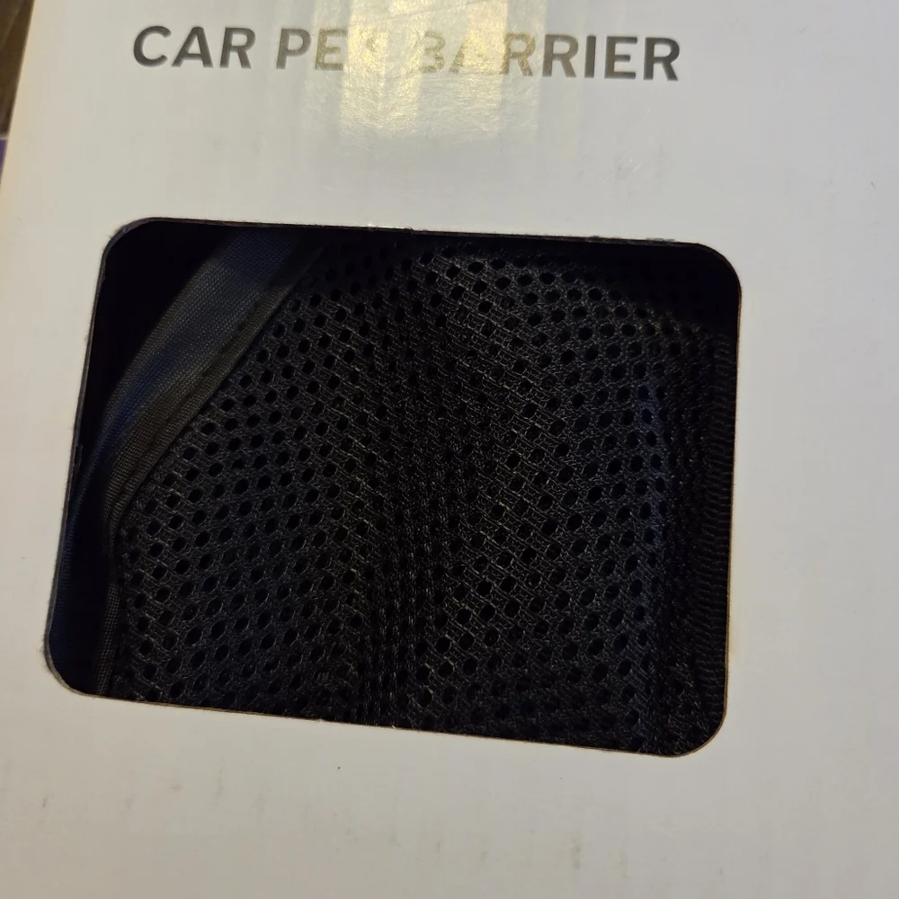 Trusty Pup NWT Black Mesh Car Pet Barrier Easy to Install Folds For Storage